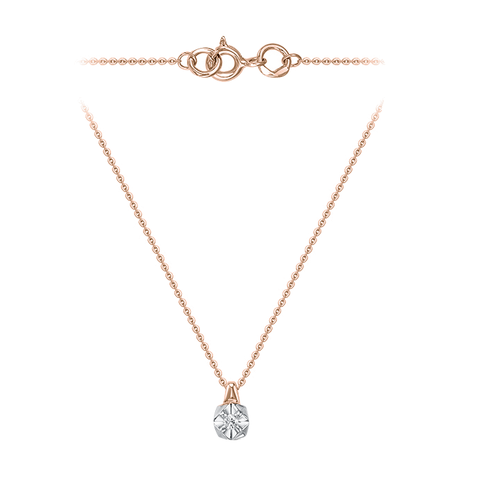 Collier mit Brillant Bild 1