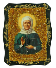 Orthodoxe Ikone der "Heilige Matrona von Moskau" Bild 1