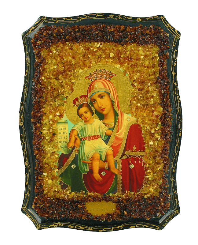 Orthodoxe Ikone Mutter Gottes "Der Barmherzige" Bild 1