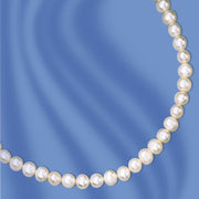 Perlenkette mit Silber Verschluss Bild 1
