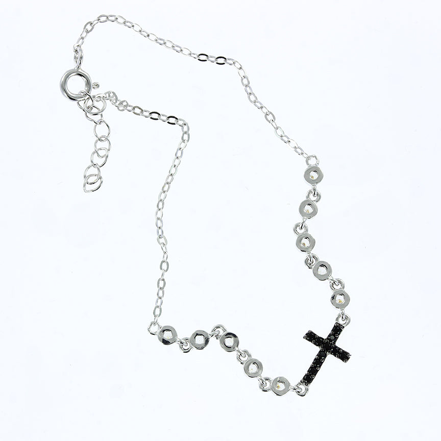 Armband "Kreuz" mit Zirkonia Bild 2