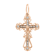 Anhänger – Kreuz mit Zirkonia Bild 1