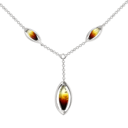Collier mit Bernstein Bild 1