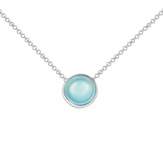 Collier mit Achat aqua Bild 1