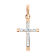 Anhänger-Kreuz mit Brillanten Bild 1