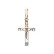 Anhänger–Kreuz mit Brillanten Bild 1
