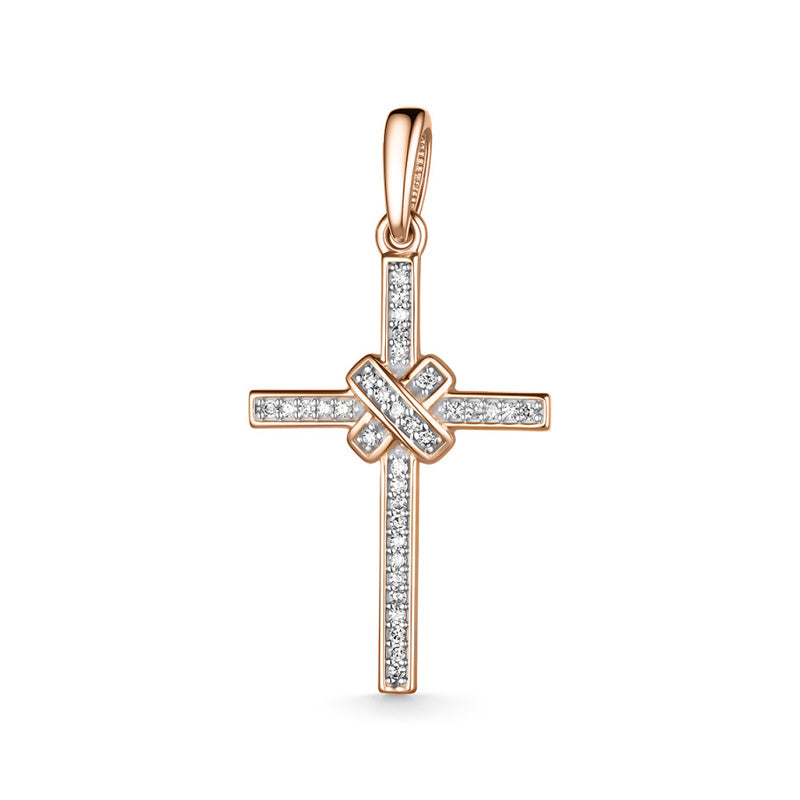 Anhänger–Kreuz mit Brillanten Bild 1