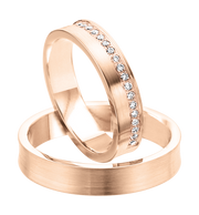 Trauring Rotgold Bild 1