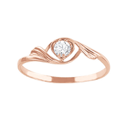 Damenring mit Swarovski Zirkonia Bild 1