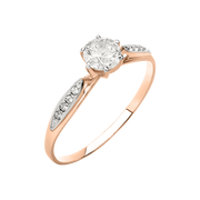 Damenring mit Zirkonia Swarovski Bild 1