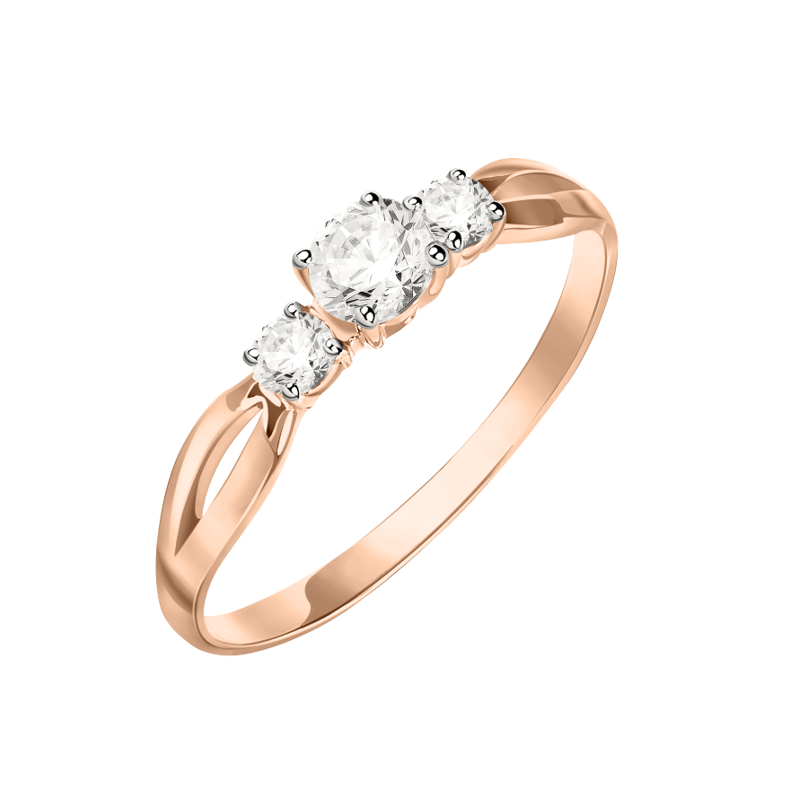 Damenring mit Zirkonia Swarovski Bild 1