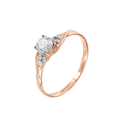 Damenring mit Swarovski Zirkonia Bild 1