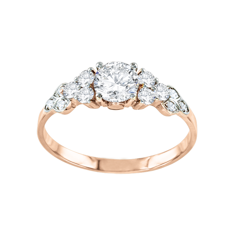 Damenring mit Swarovski Zirkonia Bild 1
