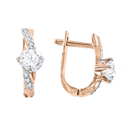 Ohrhänger mit Zirkonia Swarovski Bild 1