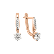Ohrhänger mit Zirkonia Swarovski Bild 1
