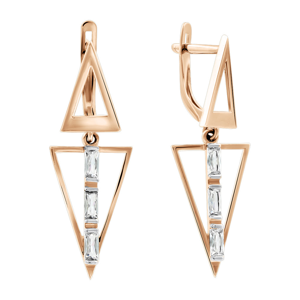 Ohrhänger mit Zirkonia Bild 1