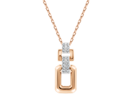 Collier mit Anhänger und Zirkonia Bild 1