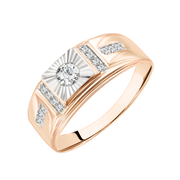 Herrenring mit Zirkonia Bild 1