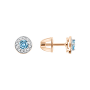 Ohrstecker mit Topas und Zirkonia Bild 1