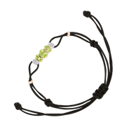 Armband mit Zirkonia und Chrysolith Bild 1