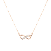 Collier "Unendlichkeit" mit Brillanten Bild 1