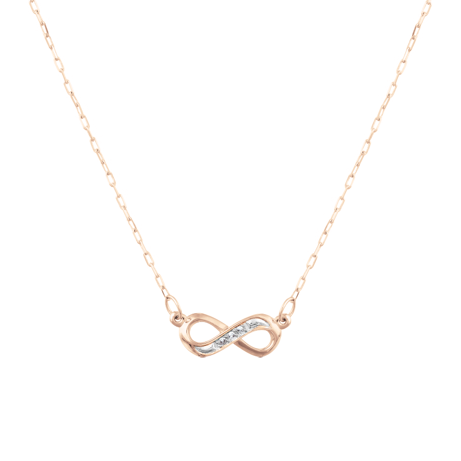 Collier "Unendlichkeit" mit Brillanten Bild 1