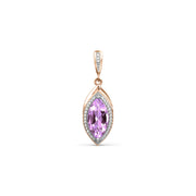 Anhänger mit Zirkonia und Amethyst Bild 1