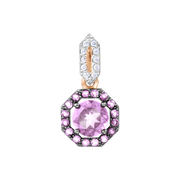 Anhänger mit Amethysten und Zirkonia Bild 1