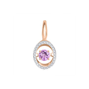 Anhänger mit Amethyst und Zirkonia Bild 1