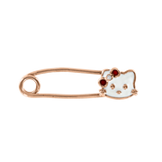 Brosche mit Emaille und Zirkonia Bild 1
