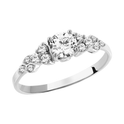 Damenring mit Zirkonia Swarovski Bild 1