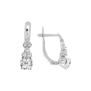 Ohrhänger mit Zirkonia Swarovski Bild 1