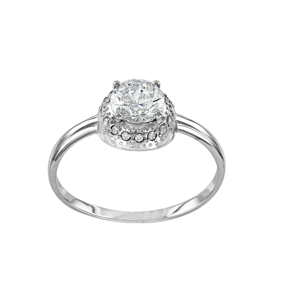 Damenring mit Zirkonia Swarovski Bild 1