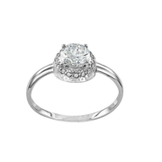 Damenring mit Zirkonia Swarovski Bild 1