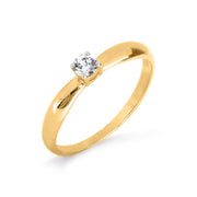 Damenring mit Zirkonia Swarovski Bild 1