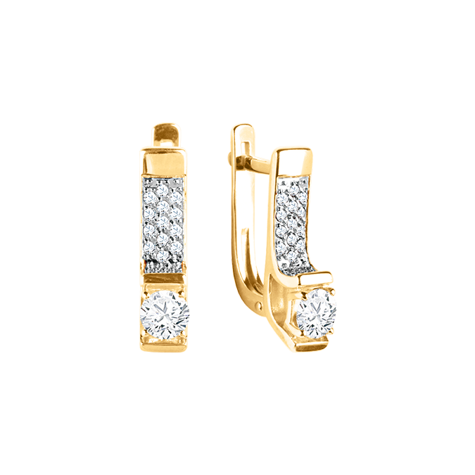 Ohrhänger mit  Swarovski Zirkonia Bild 1