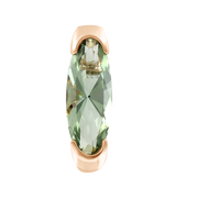 Anhänger mit grünem Amethyst Bild 1