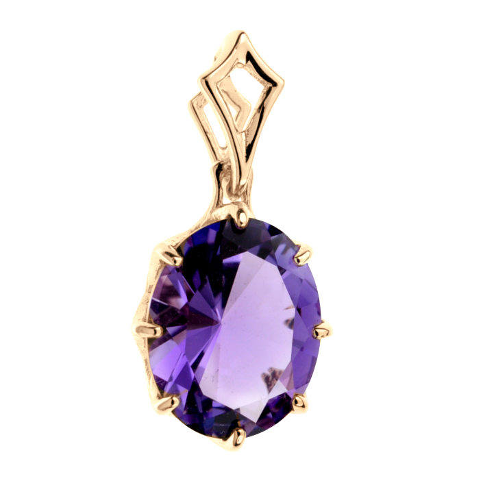 Anhänger mit Amethyst Bild 1