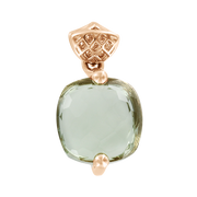 Anhänger mit grünem Amethyst Bild 1