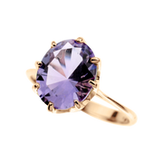 Damenring mit Amethyst Bild 1