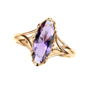 Damenring mit Amethyst Bild 1