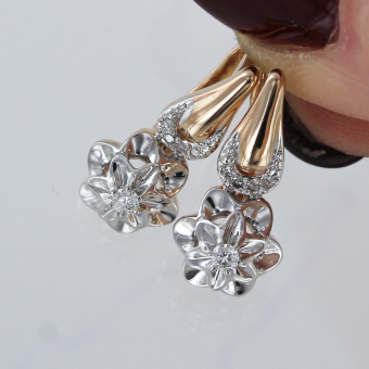 Ohrringe mit Brillanten 