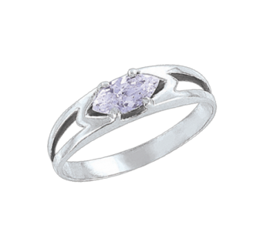 Damenring mit Amethyst 