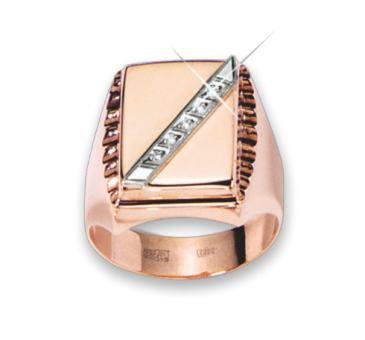 Herrenring mit Zirkonia 