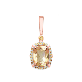 Anhänger mit Swarovski Zirkonia und Topas Swarovski 