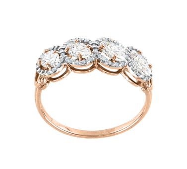 Damenring mit Swarovski Zirkonia 