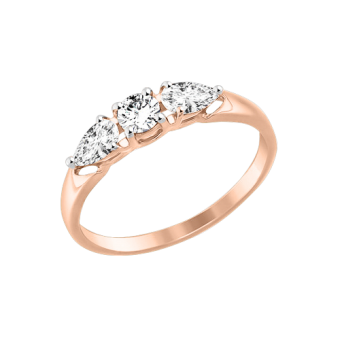 Damenring mit Swarovski Zirkonia 