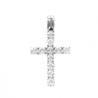 Anhänger Kreuz  mit Swarovski Zirkonia 