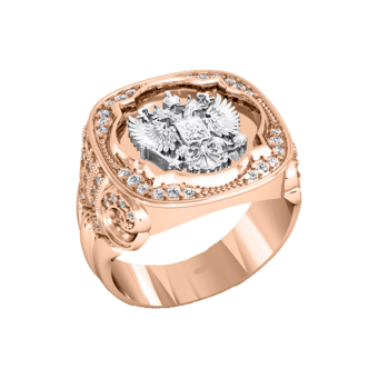 Herrenring mit Zirkonia 