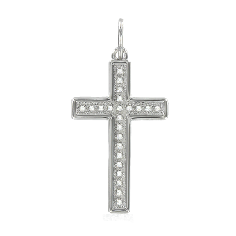Anhänger Kreuz mit Zirkonia 